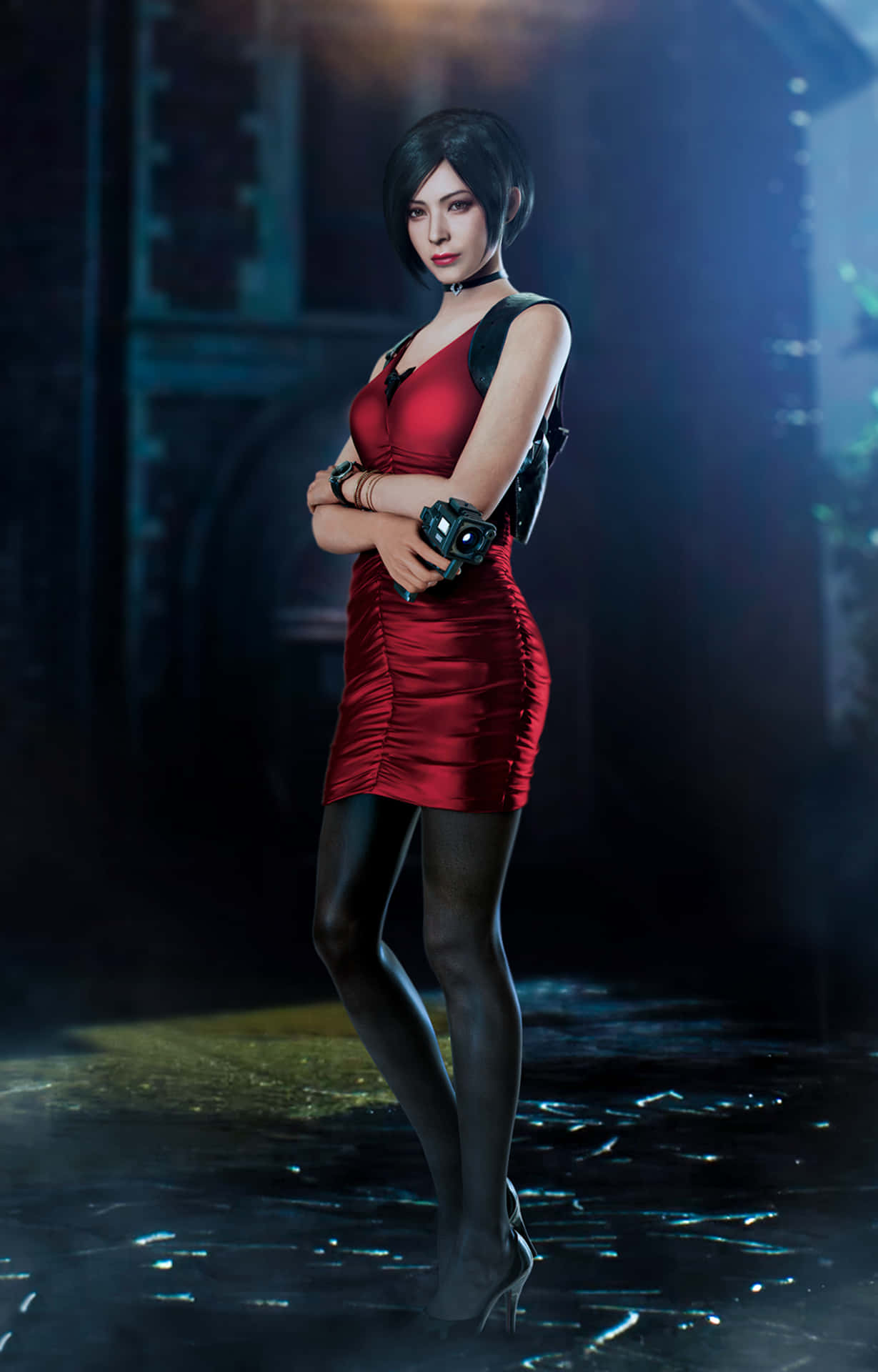 Download free Resident Evil 2 Ada Wong Whole Body Phone Wallpaper -  MrWallpaper.com