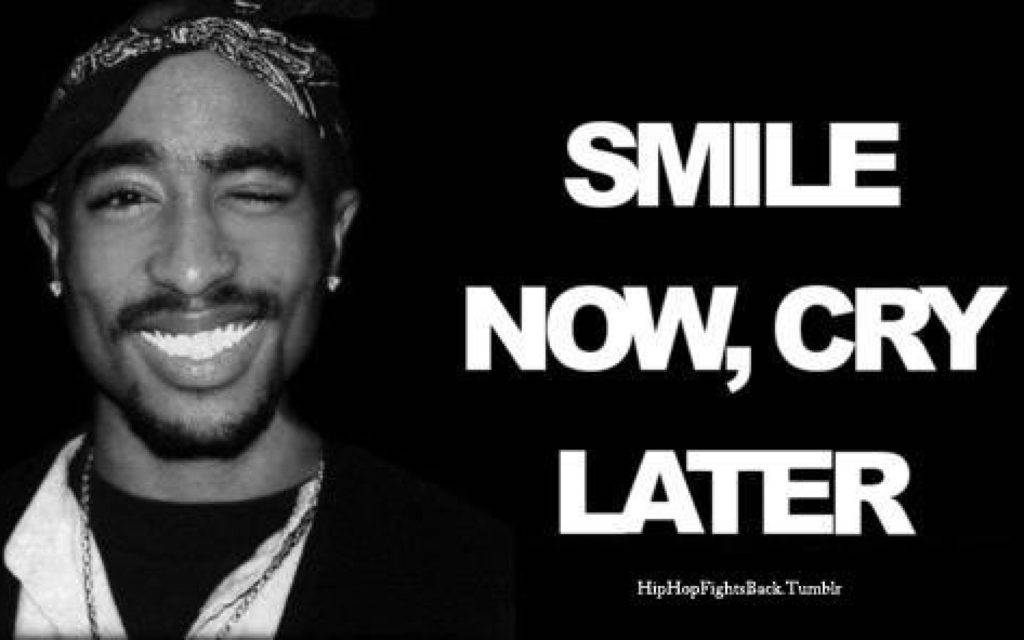 Resilient Rapper - 2pac's Inspirational Smile Wallpaper