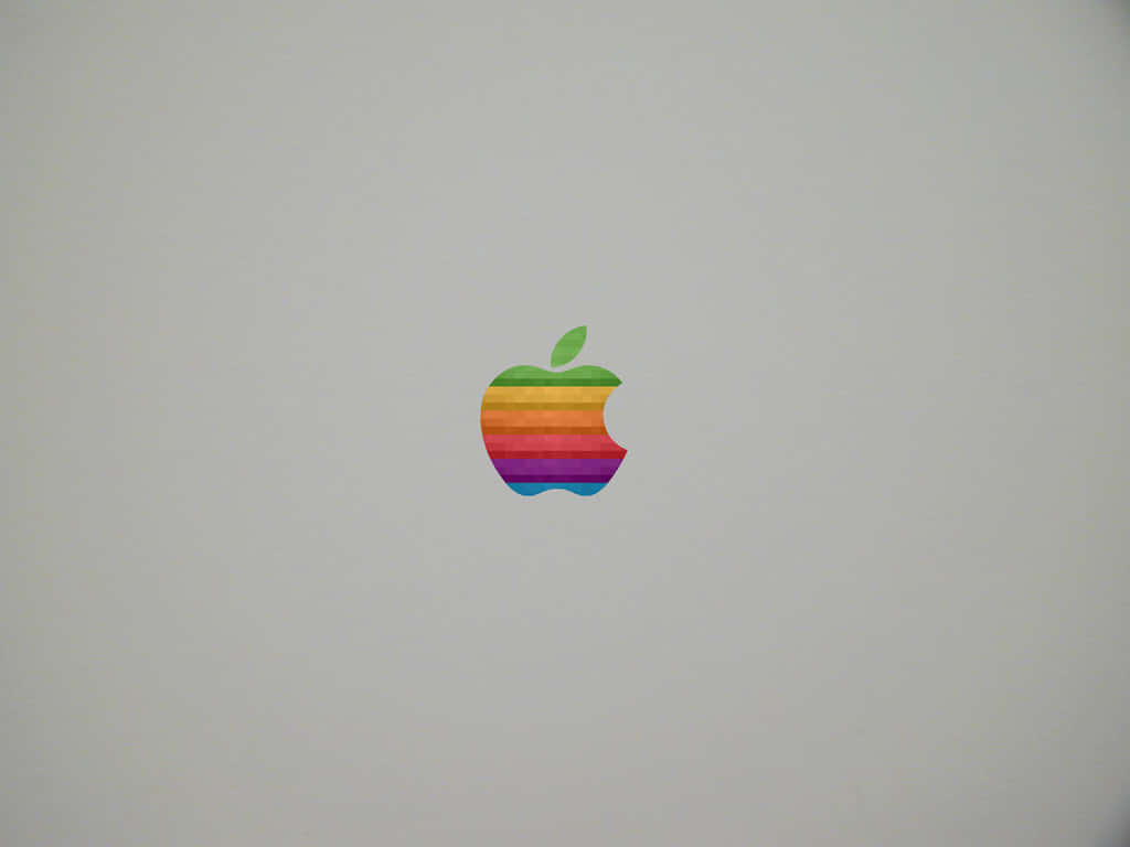 Retro Apple Logo 1024 X 768 Wallpaper