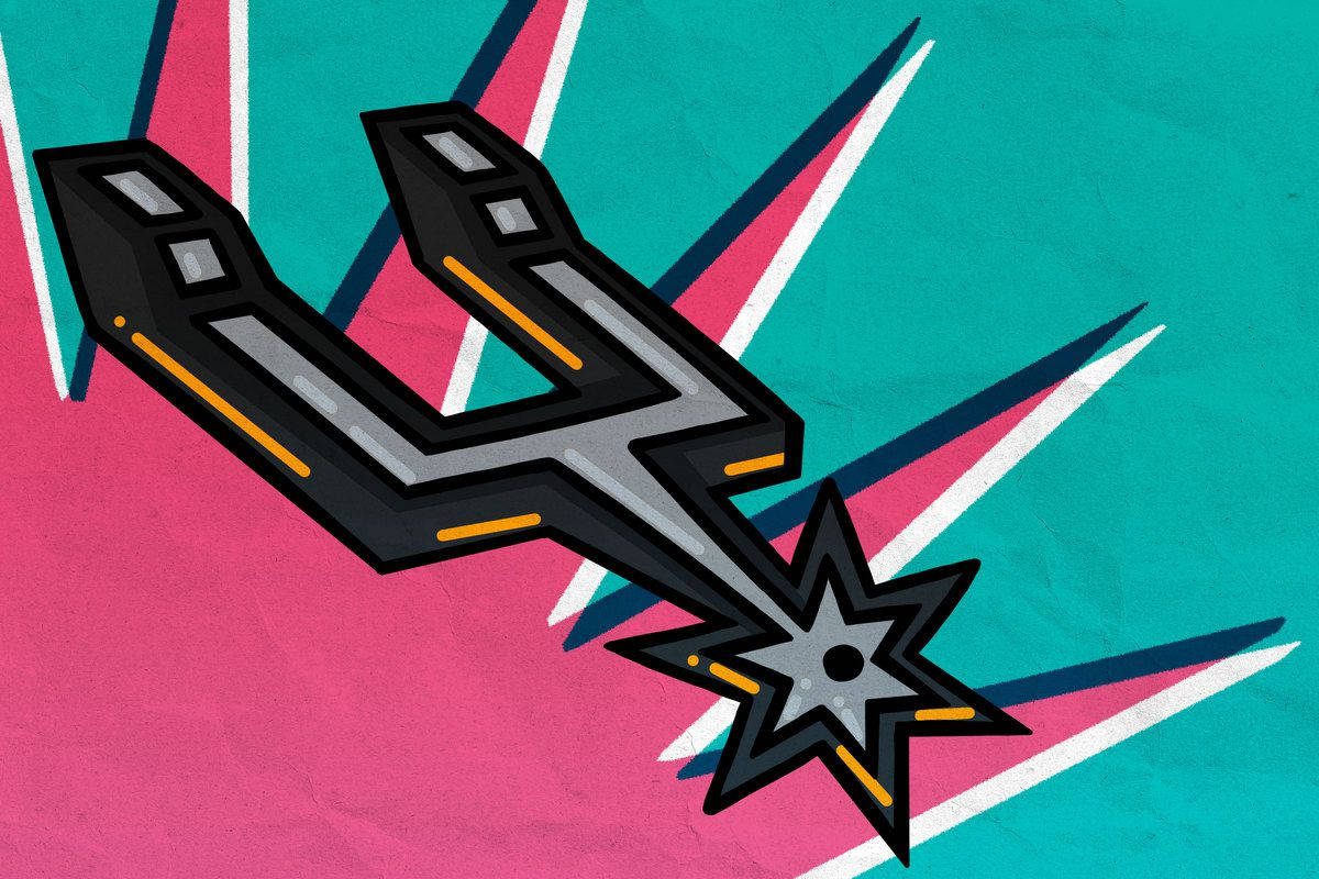 Retro San Antonio Spurs Logo Wallpaper