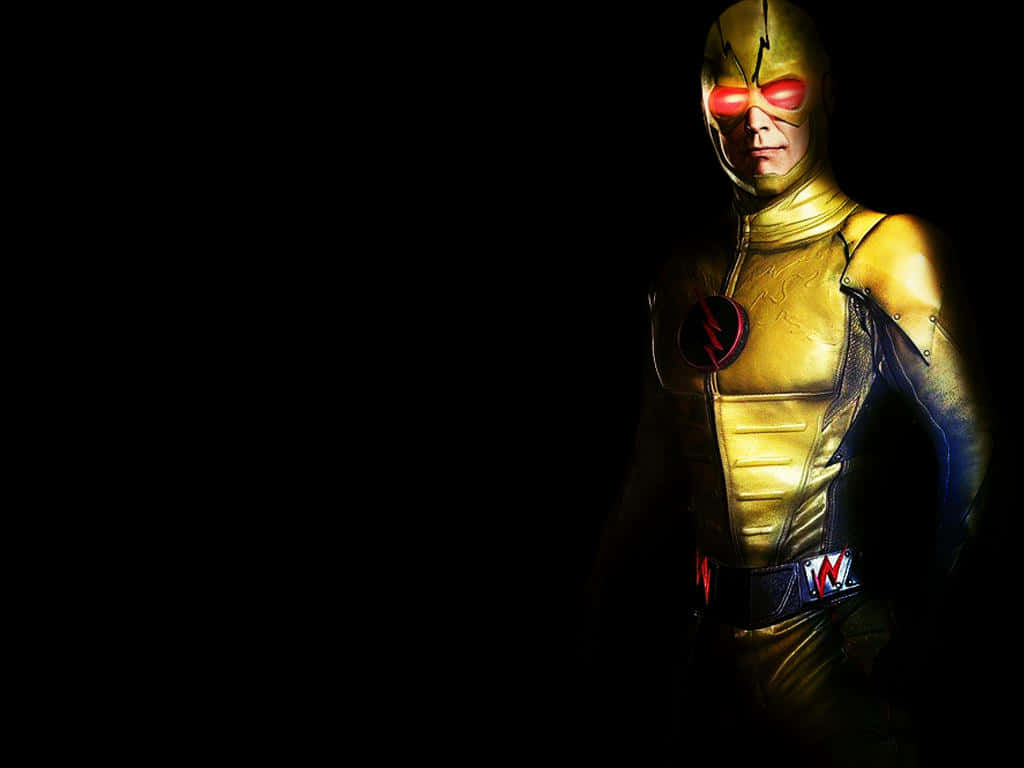 Reverse Flash Costume Dark Background Wallpaper