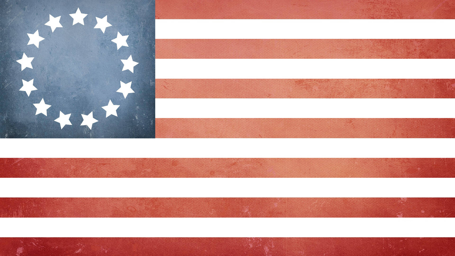 Revolutionary Circular American Flag Hd Wallpaper