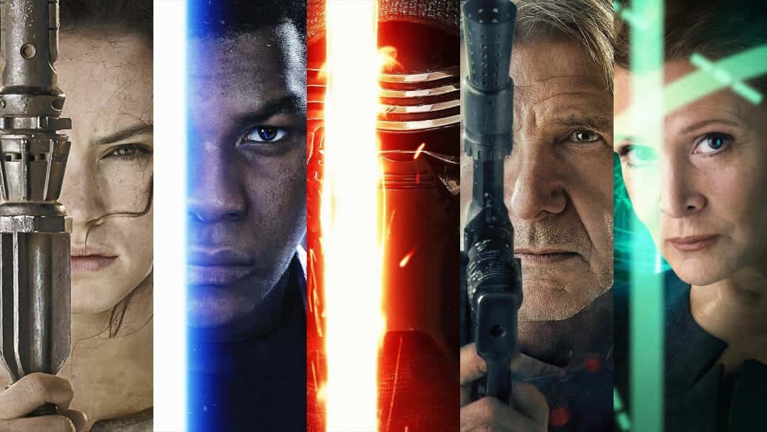 Rey Embracing The Power Of The Force Wallpaper