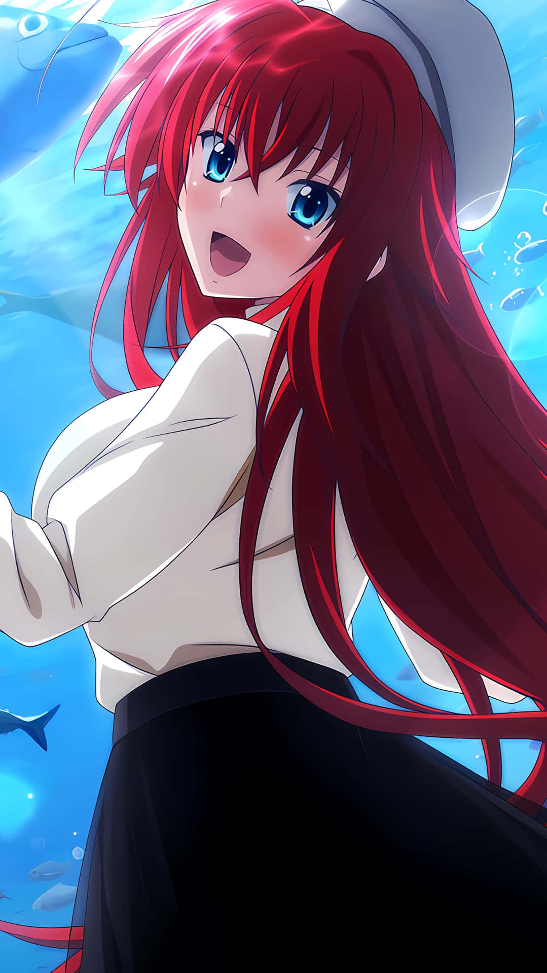 Download free Rias Gremory - Elegant In Crimson Wallpaper - MrWallpaper.com