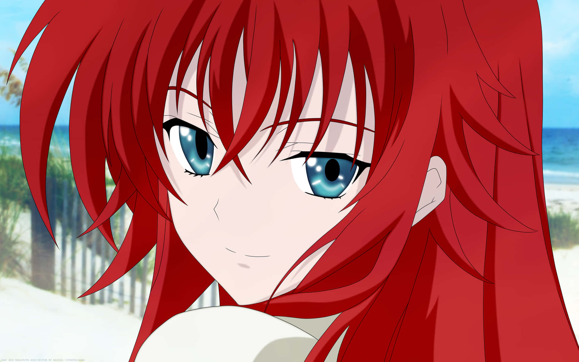 Download free Rias Gremory Posing Confidently Wallpaper - MrWallpaper.com