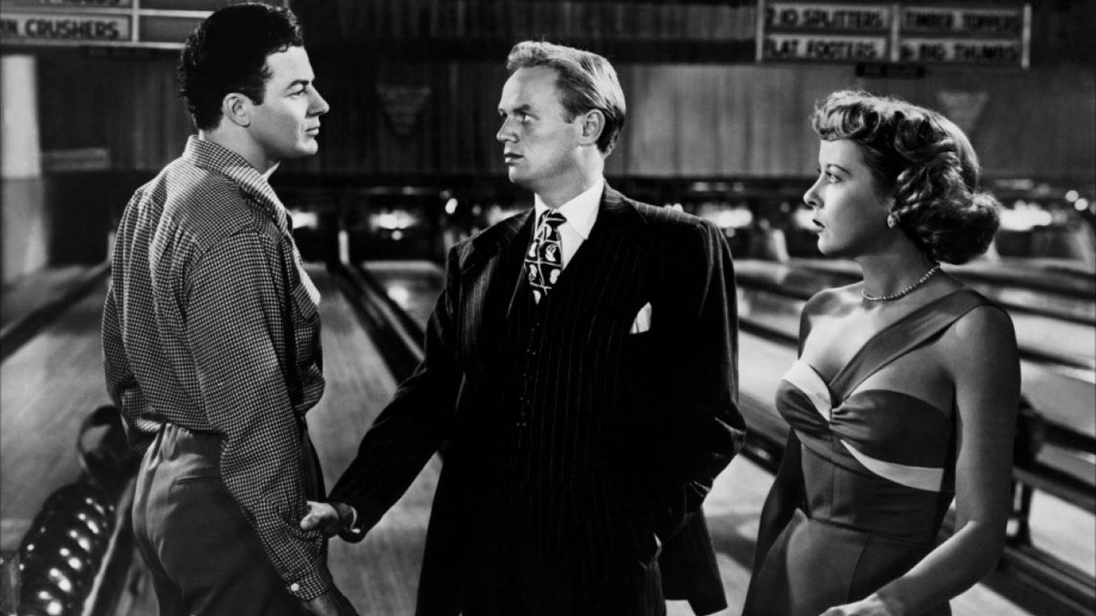 Richard Widmark, Ida Lupino, And Cornel Wilde Wallpaper