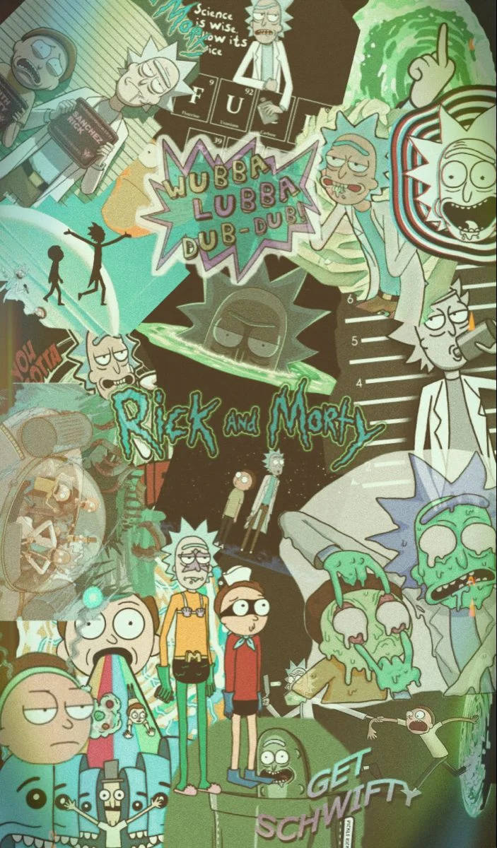 Rick And Morty Adventure Iphone Wallpaper