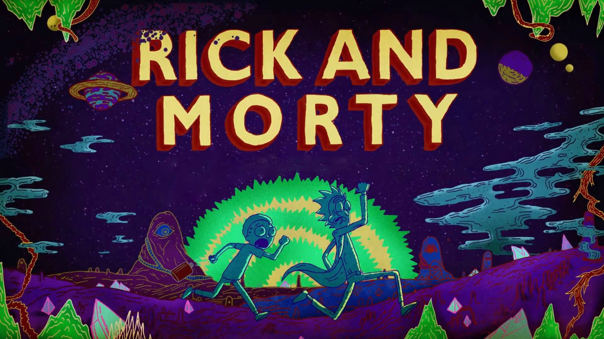 Rick And Morty Cartoons Wallpaper