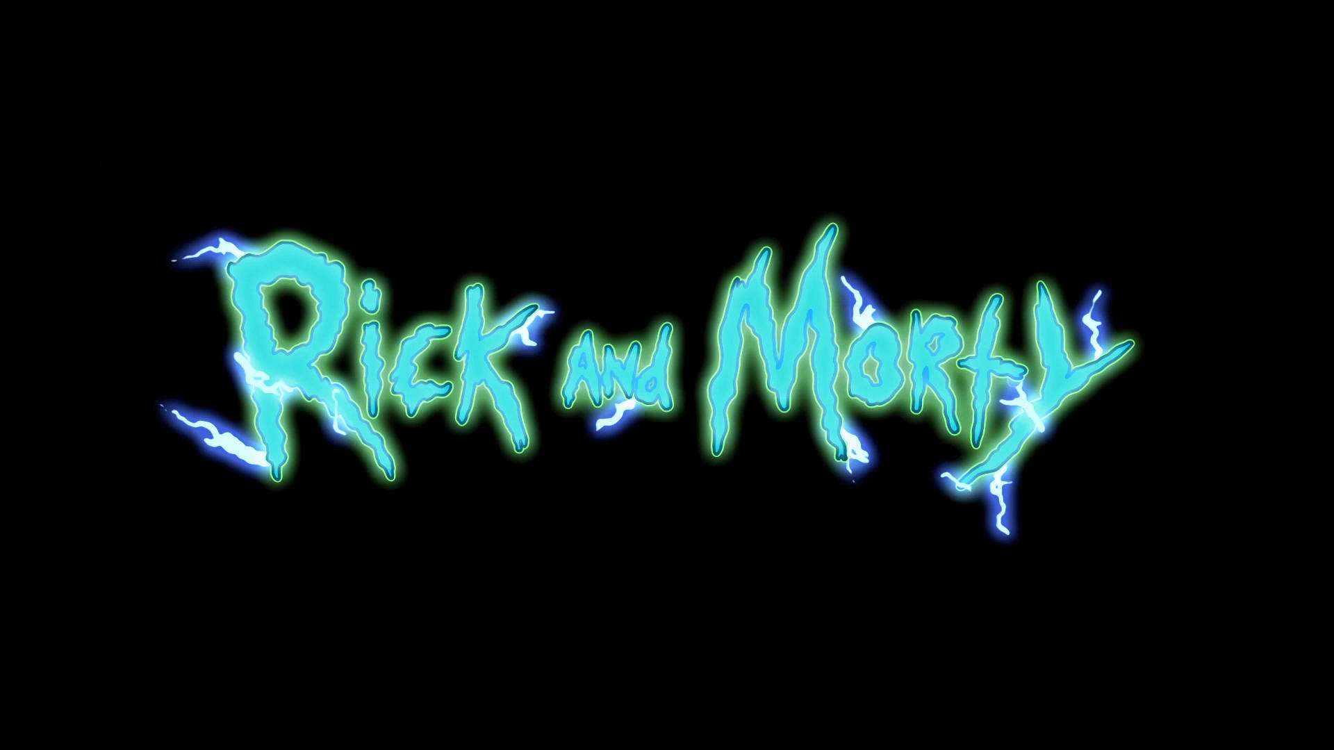 Rick And Morty Classic Logo Wallpaper