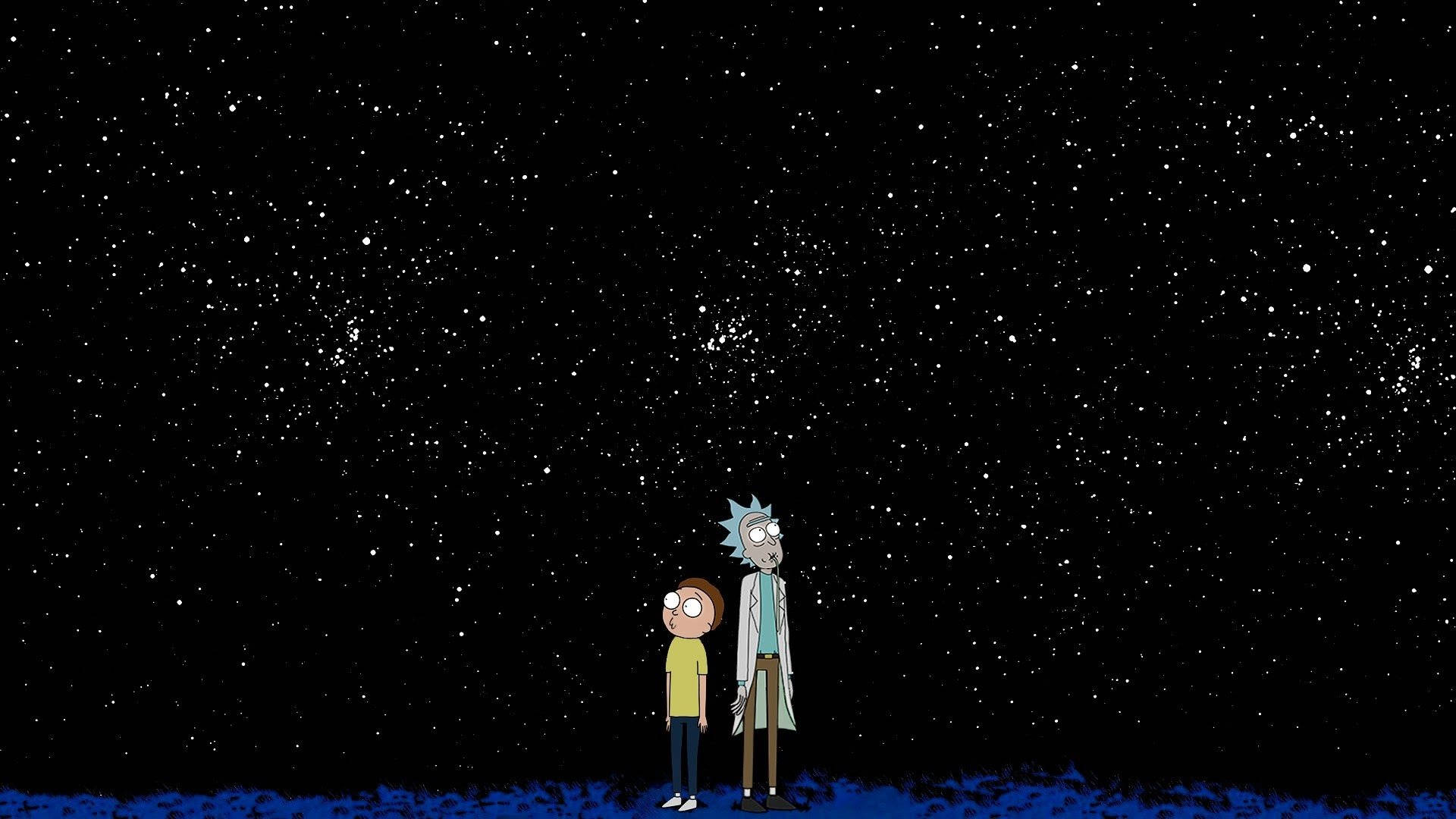 Rick And Morty Stargazing Wallpaper