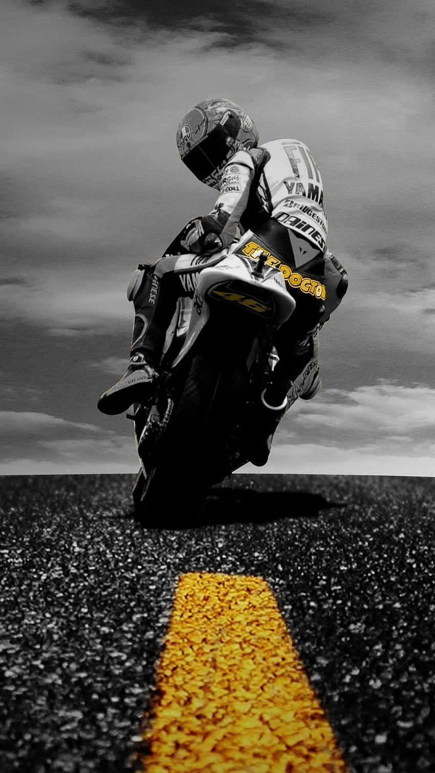 Ride In Style - Put Your Iphone And Your Motorcycle Together Wallpaper