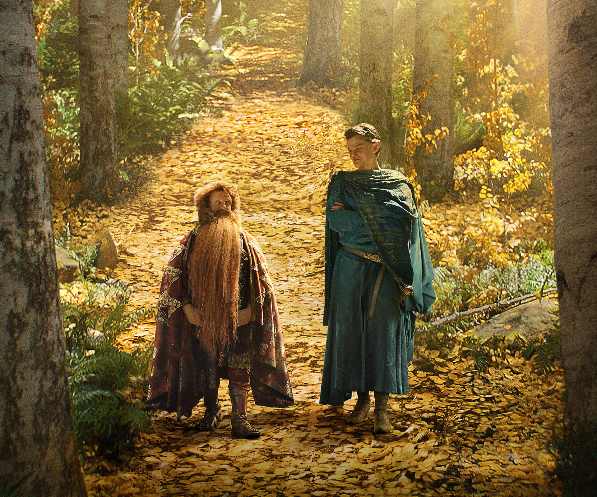  Durin And Elrond em Anéis de poder.