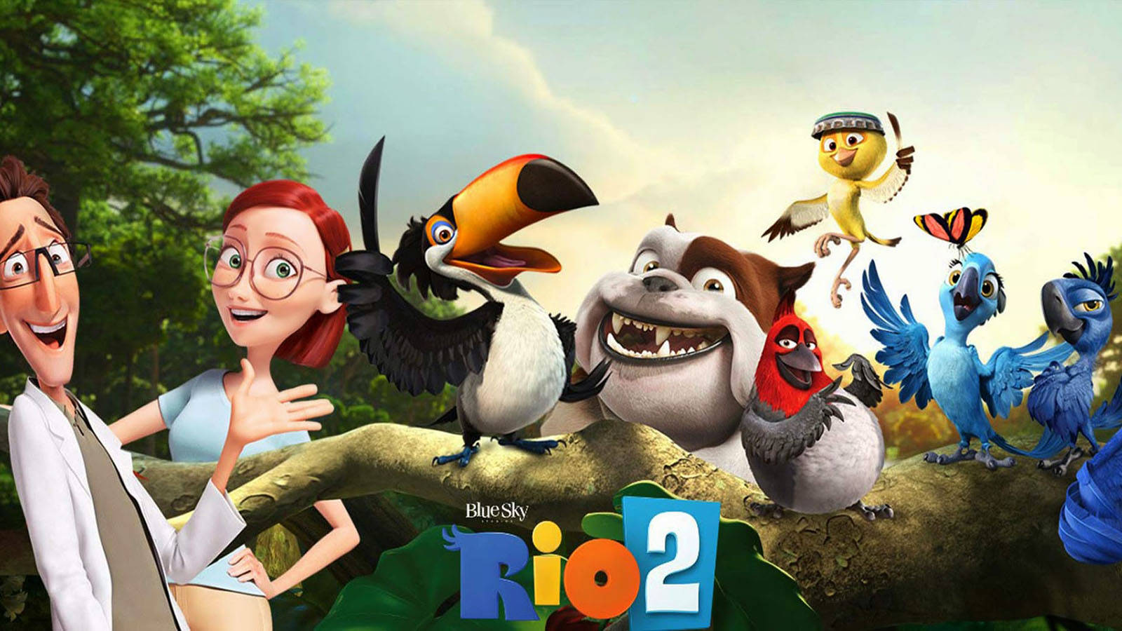 Rio 2 Animals And People Wallpaper