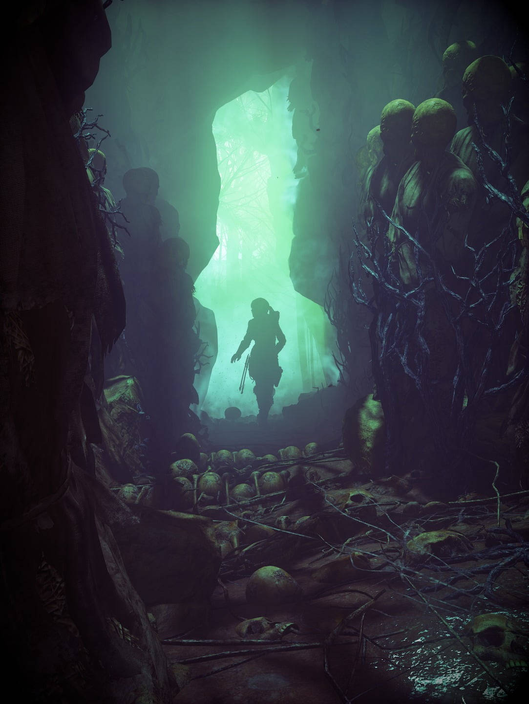 Rise Of The Tomb Raider Tunnel Wallpaper