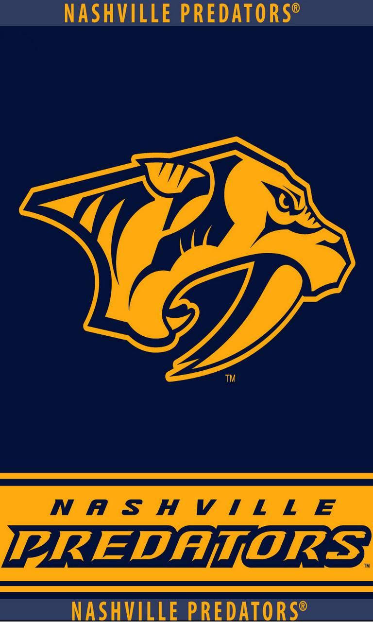 Roaring Yellow Nashville Predators Wallpaper