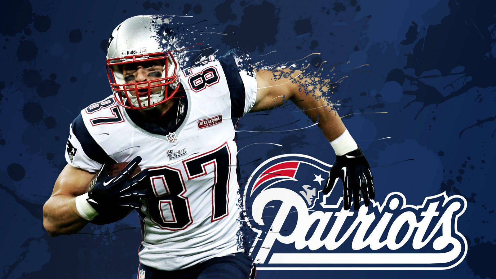 Rob Gronkowski, Tight End Of The New England Patriots Wallpaper