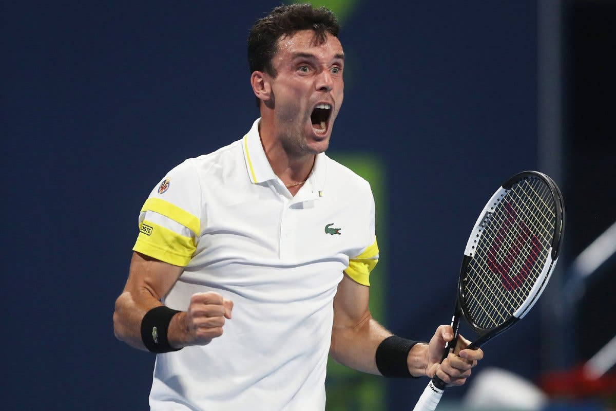 Roberto Bautista Agut Intense Celebration Wallpaper