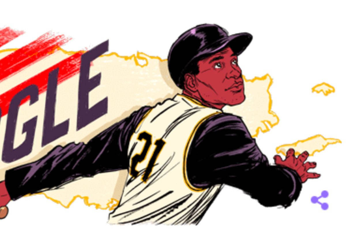 Roberto Clemente Vector Artwork Wallpaper