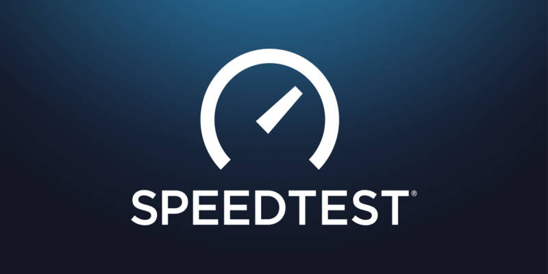 Robust And Reliable Broadband Performance With Speedtest Logo Wallpaper