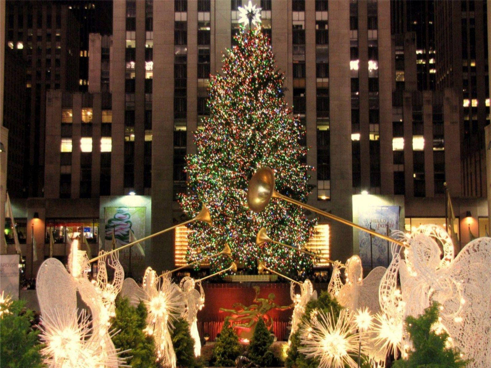 Rockefeller Center Holiday Madness Wallpaper