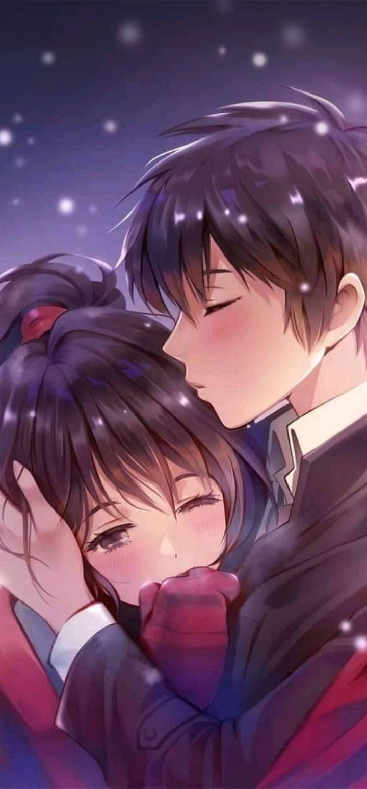 Romantic And Cute Anime Characters Wallpaper