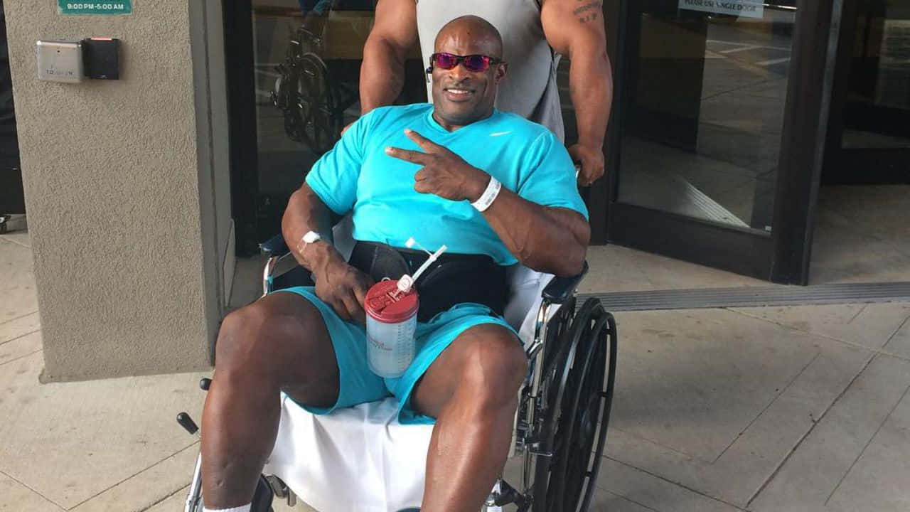 Ronnie Coleman In Wheelchair Wallpaper