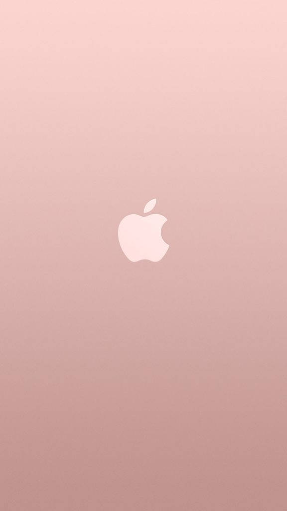 Rose Gold Apple Logo Old Iphone Wallpaper