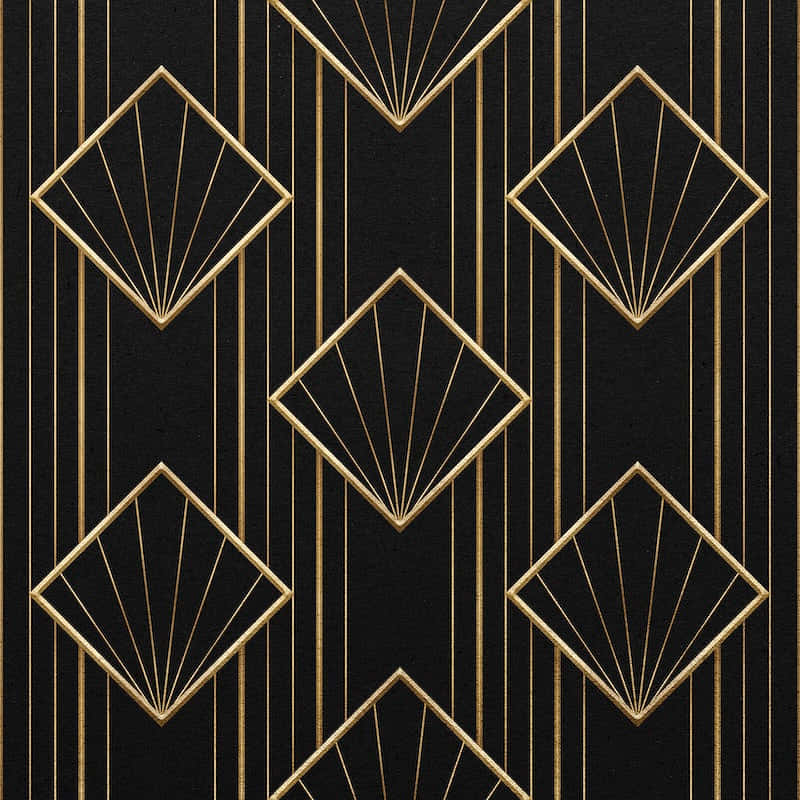 Rose-gold Art Deco Iphone For A Refined Look Wallpaper