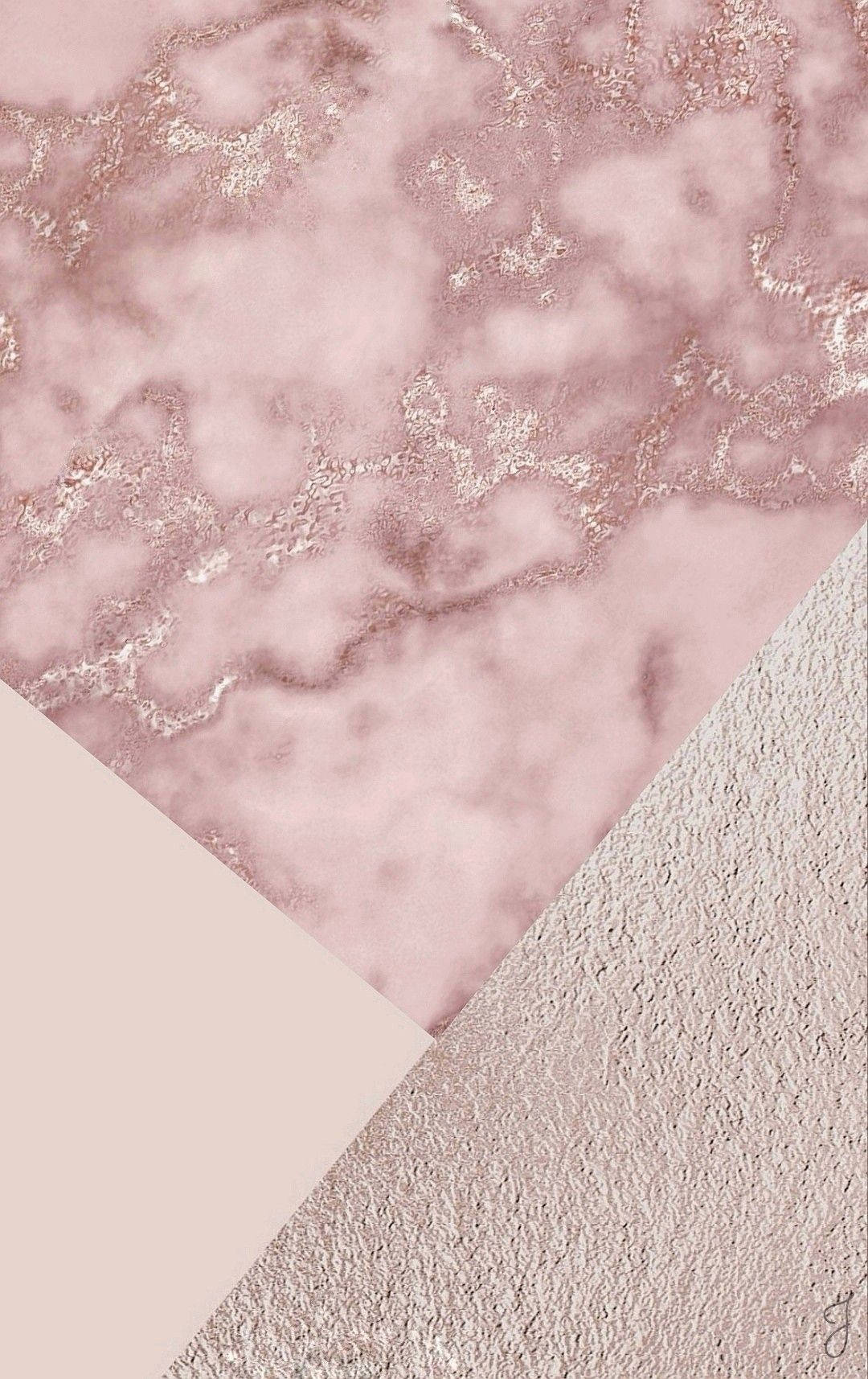 Rose Gold Marble Texture Wallpaper