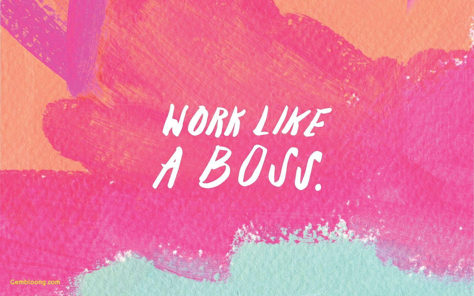 Rose Gold Tumblr Work Quote Wallpaper