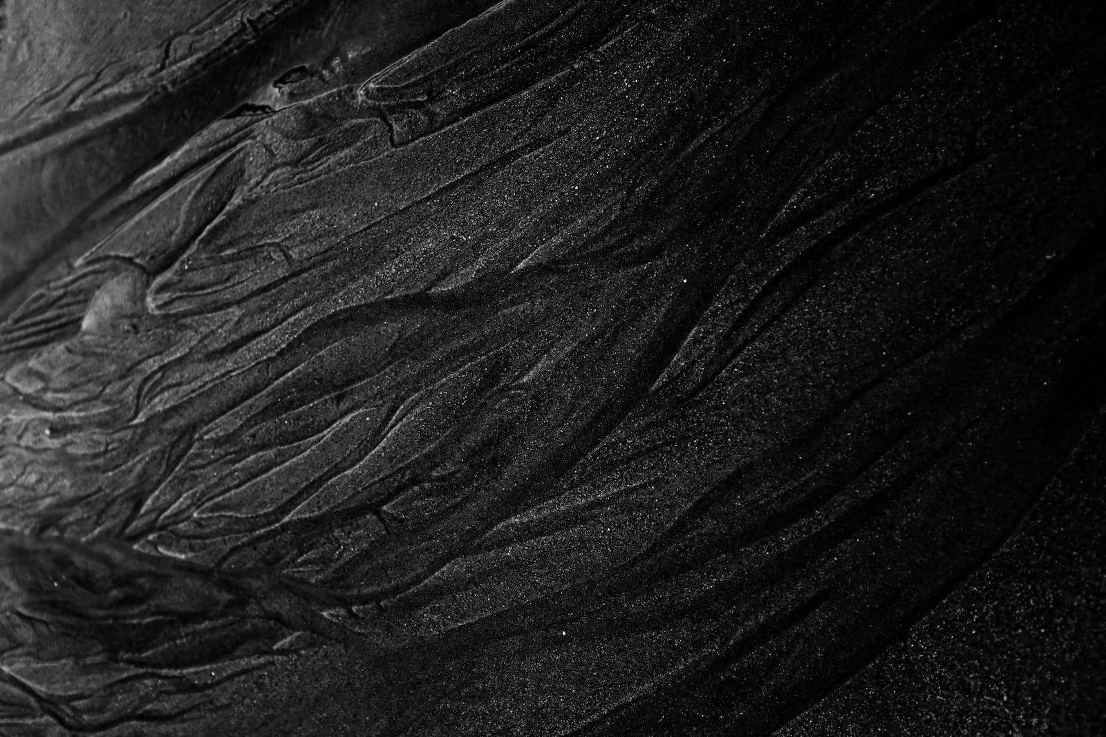 Rough Dark Sand Simple Dark Aesthetic Wallpaper