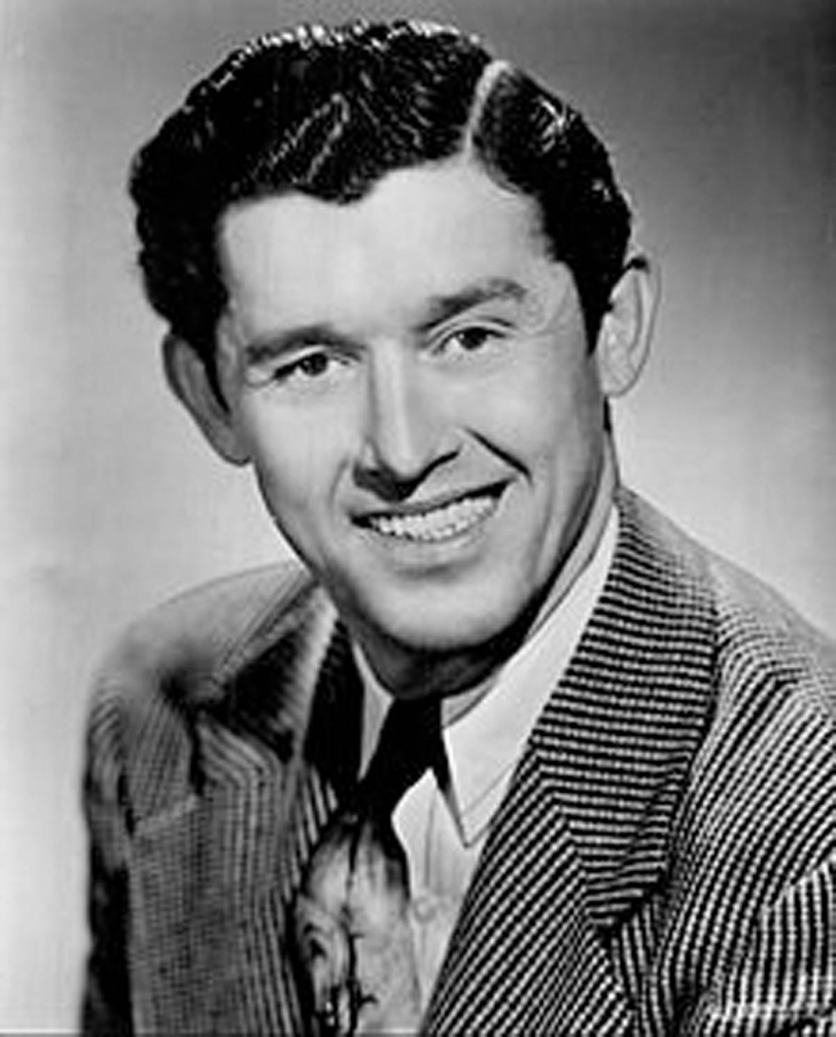 Roy Acuff Smiling Black & White Wallpaper