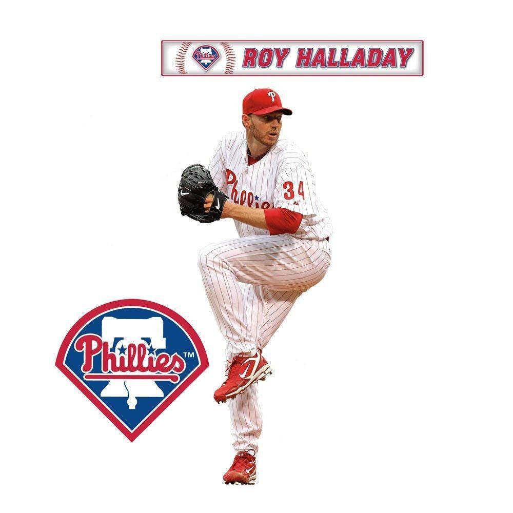 Roy Halladay Phillies Logo Wallpaper