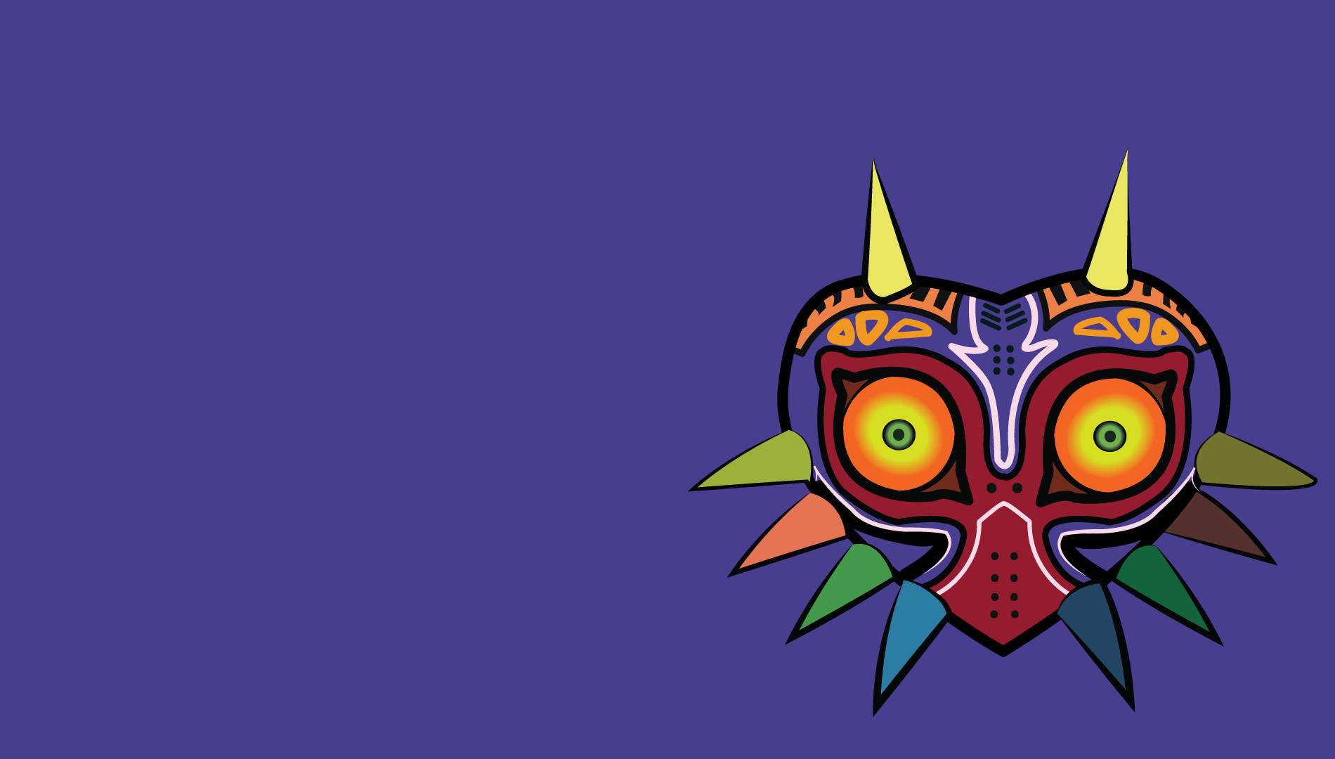 Royal Purple Majora's Mask Wallpaper