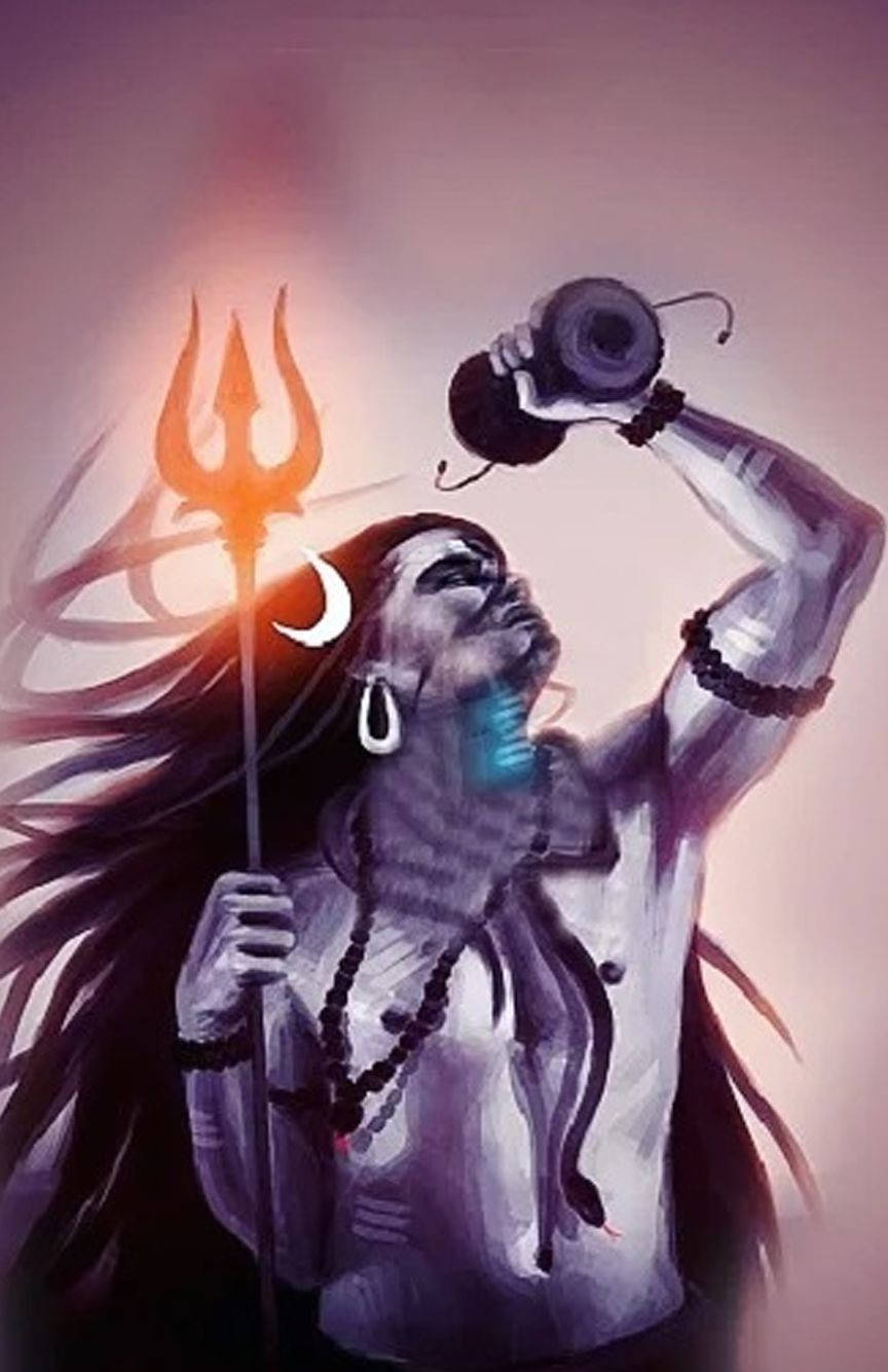 Rudra Lord Shiva Angry Wallpaper