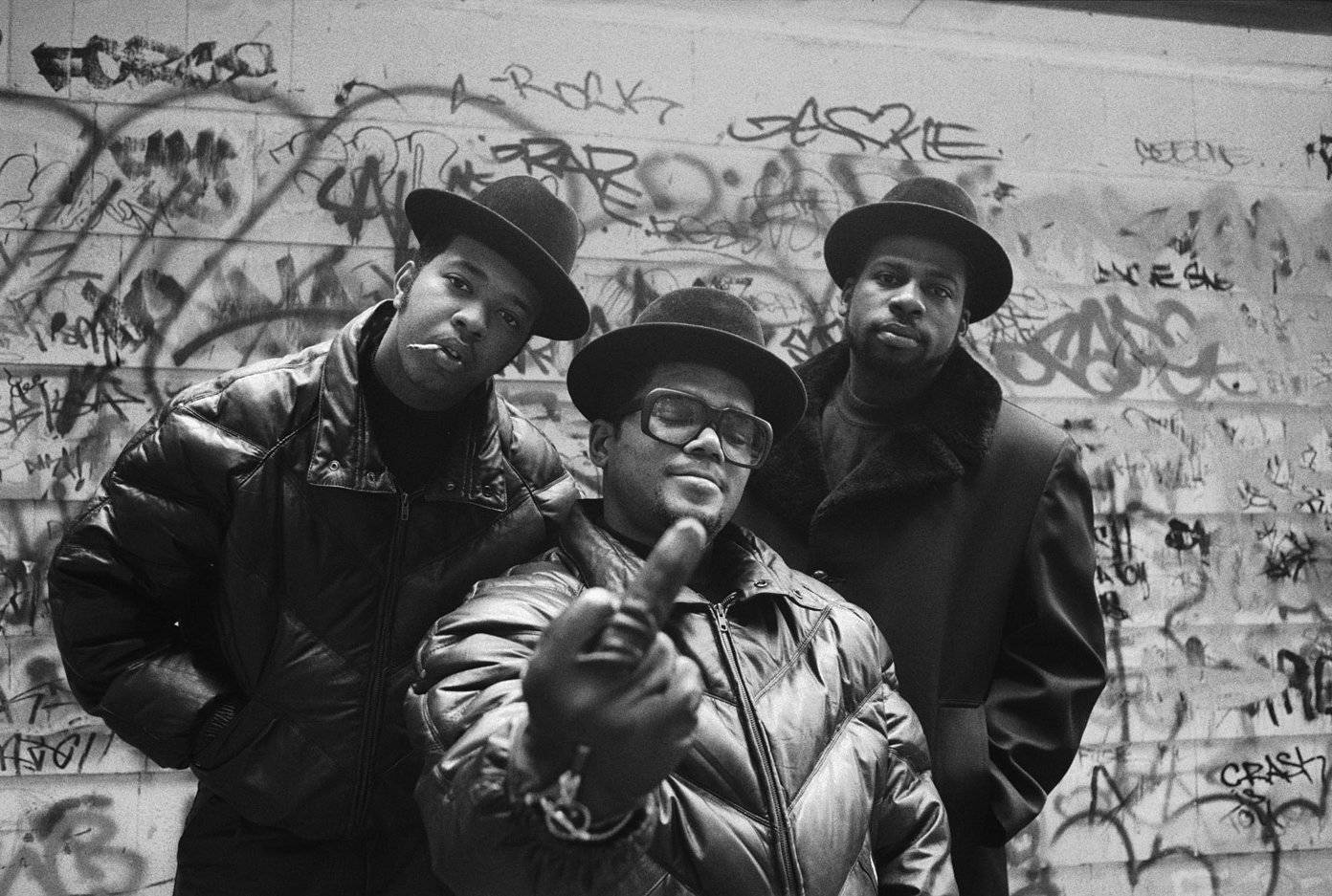 Run D.m.c Band Rappers Wallpaper