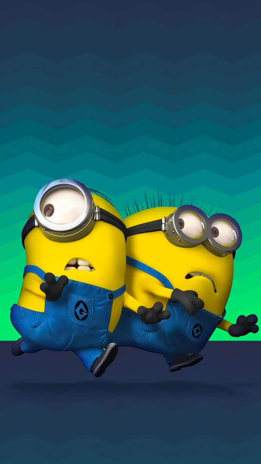 Running Despicable Me Minion Iphone Wallpaper