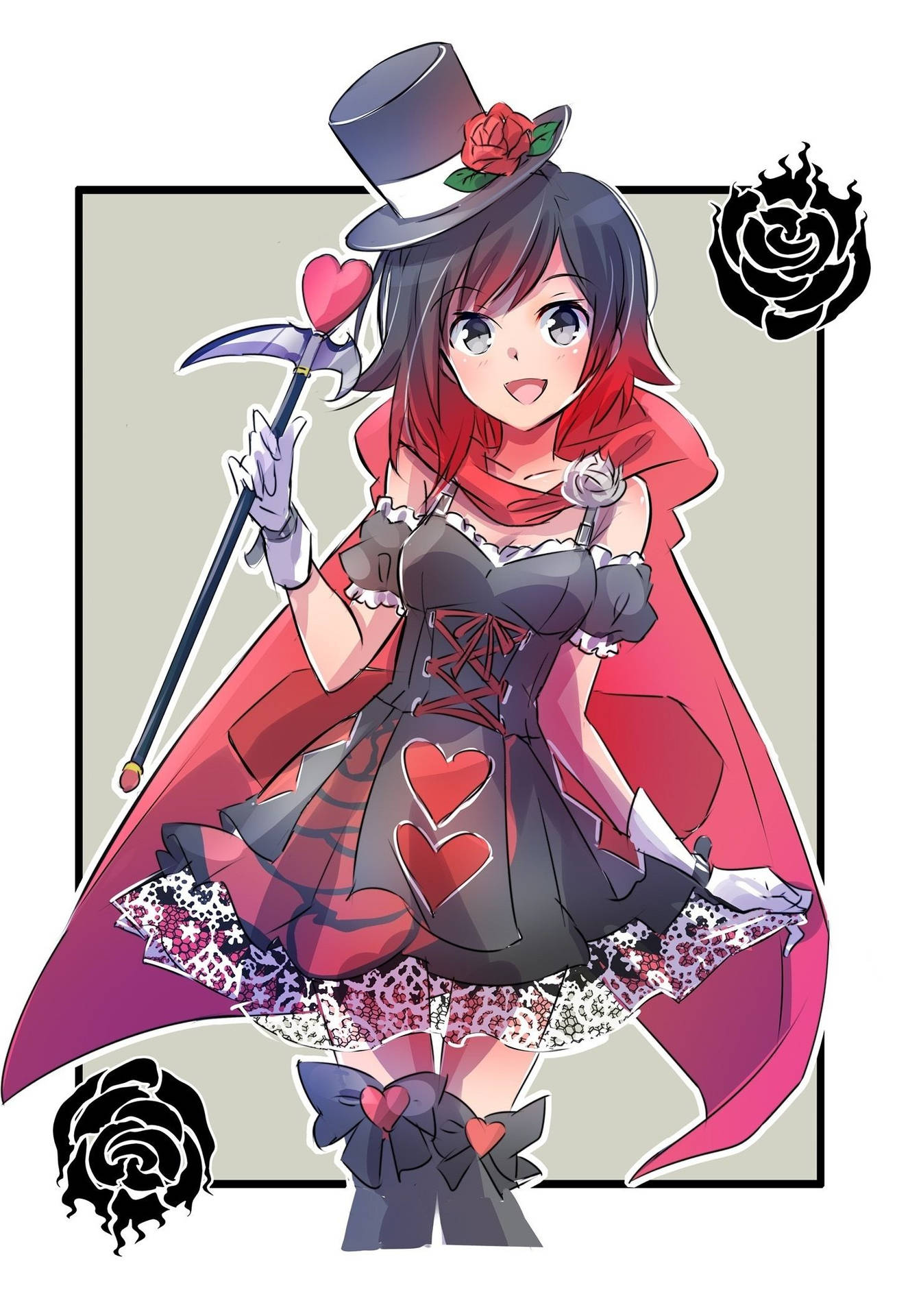 Download free Rwby Ruby Rose Gothic Lolita Dress Wallpaper - MrWallpaper.com