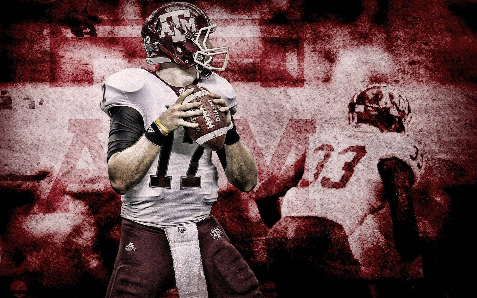 Ryan Tannehill Texas A&m Varsity Player Wallpaper