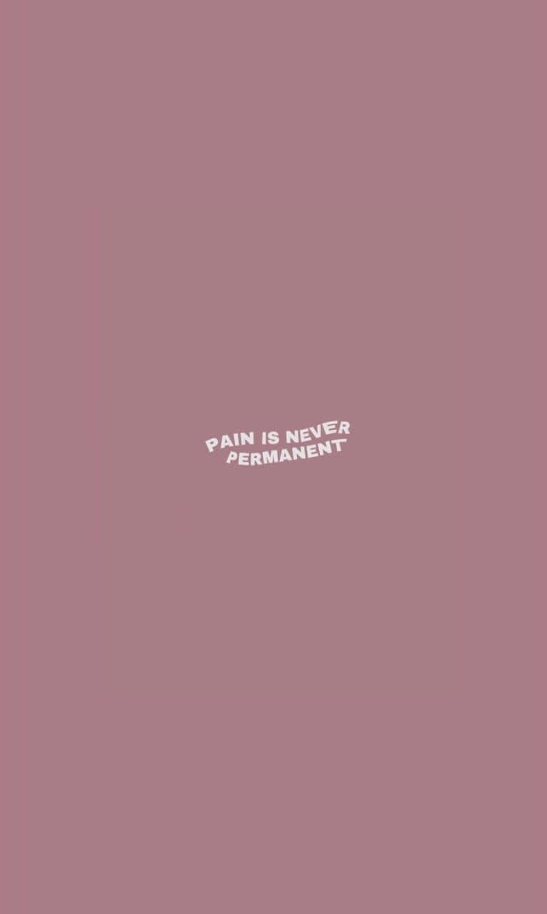 Sad Aesthetic Tumblr Pain Quote Wallpaper