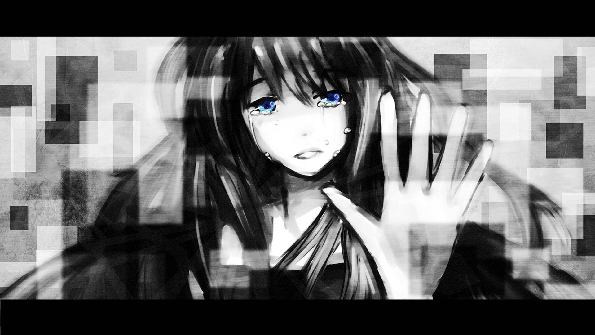 Download free Sad Anime 4k Girl Crying And Raising Hand Wallpaper -  MrWallpaper.com