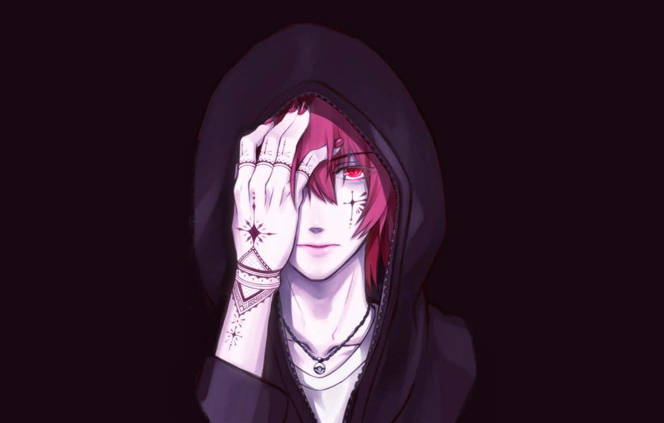 Sad Emo Anime Boy Wallpaper