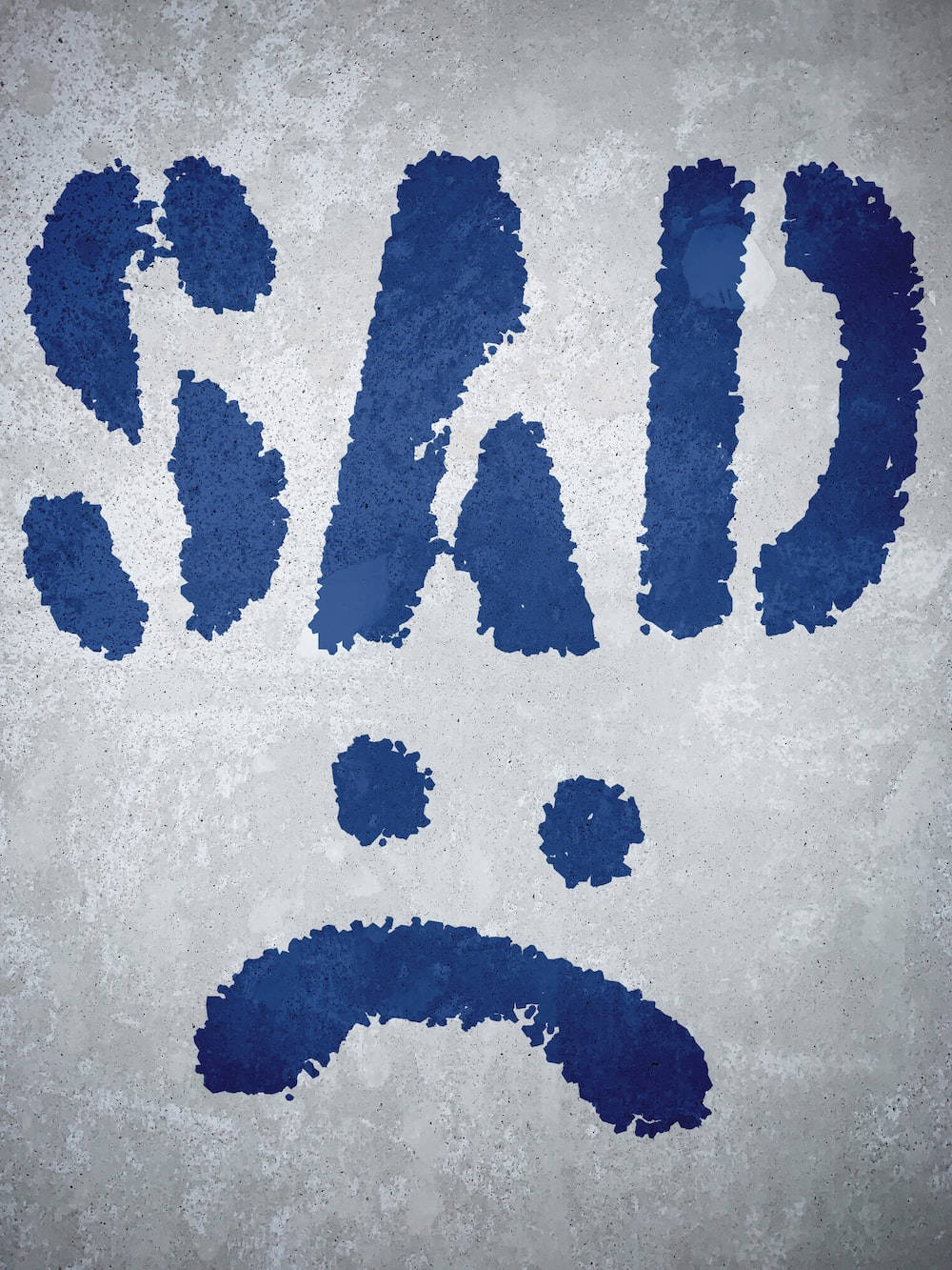 Sad Emoji Sad Word Wallpaper