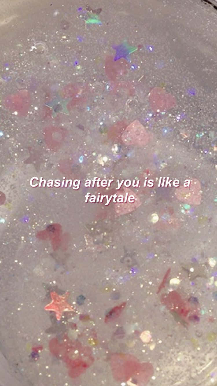 Sad Love Quotes Sparkle Aesthetic Wallpaper
