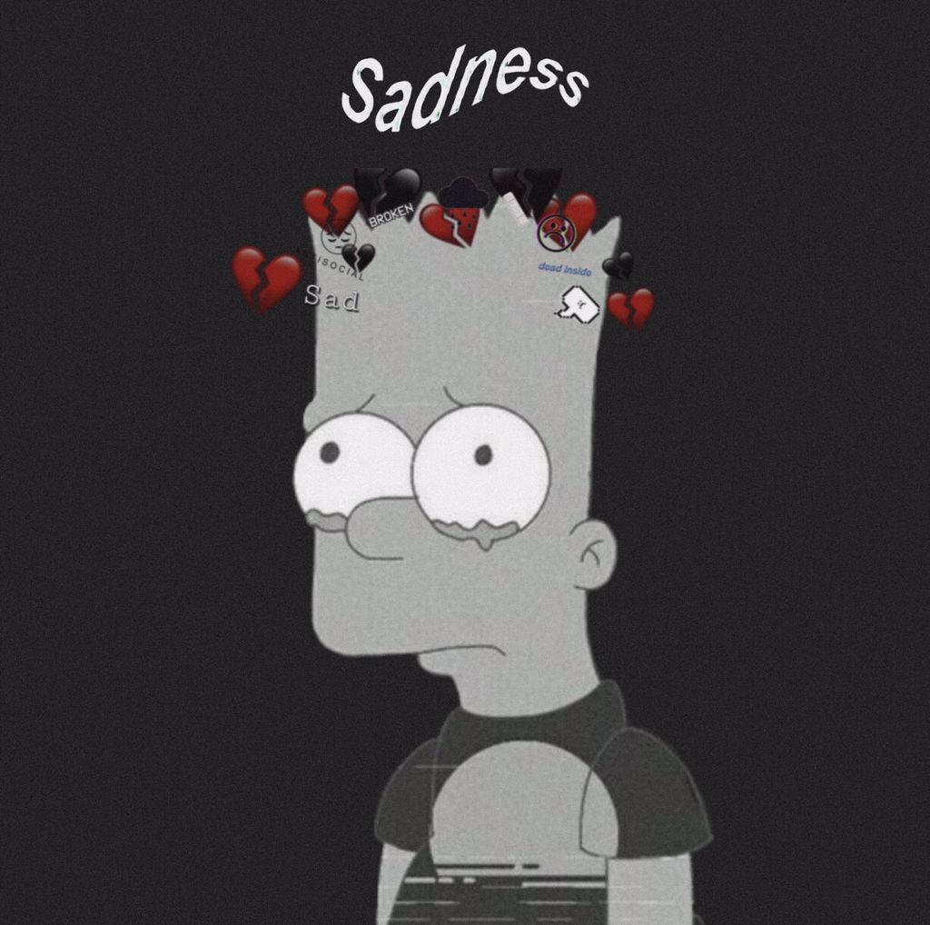 Sad Simpsons Sadness Heartbreak Wallpaper