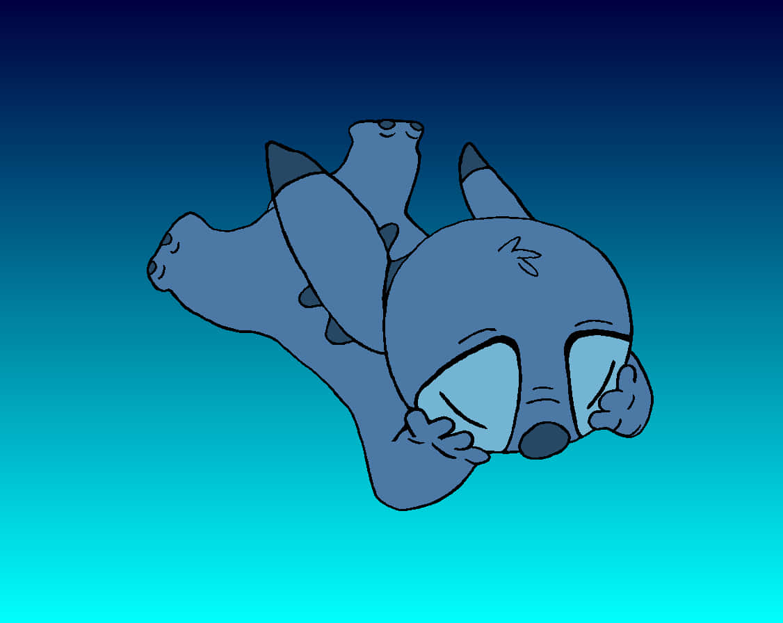 Sad Stitch Looking For A Friend Wallpaper