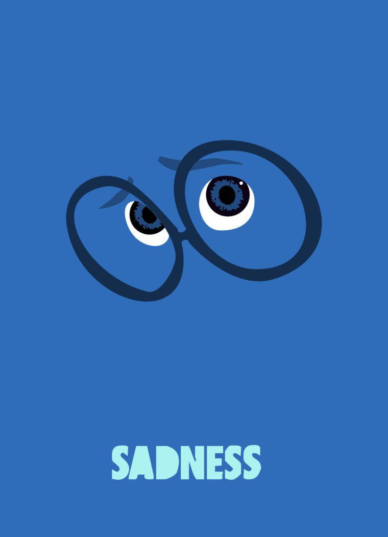 Sadness Eyes Inside Out Wallpaper