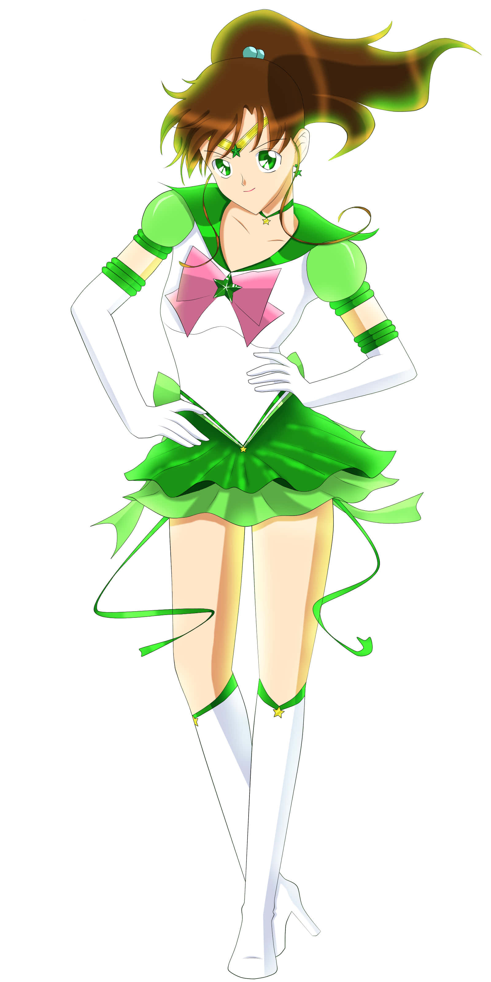Sailor Jupiter Is Here To Fight For Justice! Wallpaper