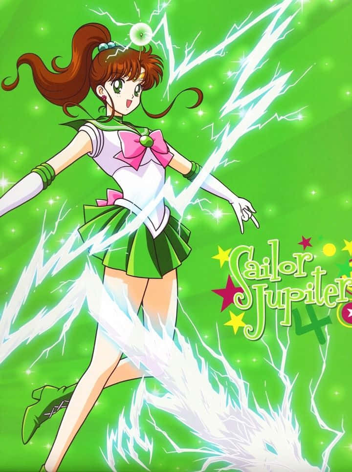 Sailor Jupiter- Ready To Defense The Universe Wallpaper