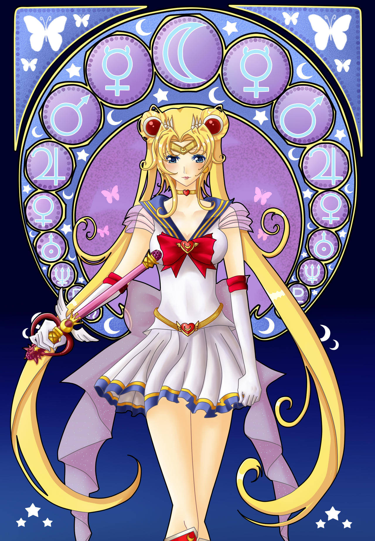 Sailor Moon Zodiac Card Wallpaper